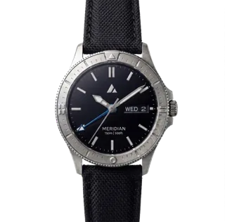 A small photograph of the fictional watch, as it appears in the legacy folio.